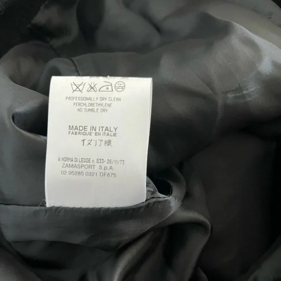 Fendi black cashmere blend pencil skirt EU40 US8